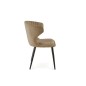 Scaun dining Leila, cadru otel, stil modern, inaltime 84 cm, tapiterie stofa bej Scaun dining Leila, cadru otel, stil modern, inaltime 84 cm, tapiterie stofa bej