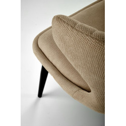 Scaun dining/bucatarie Halmar K496, cadru metal,  stil modern, 56x58x84x46cm, textil, bej