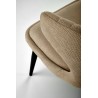 Scaun dining/bucatarie Halmar K496, cadru metal, stil modern, 56x58x84x46cm, textil, bej