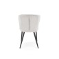 Scaun modern dining Leila, cadru otel, 56x58x84x46 cm, gri Scaun modern dining Leila, cadru otel, 56x58x84x46 cm, gri