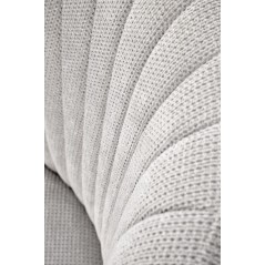 Scaun dining/bucatarie Halmar K496, cadru metal,  stil modern, 56x58x84x46cm, textil, gri