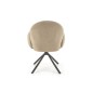 Scaun Carina pentru living, tesatura bouclé, rotativ la 180 grade, 64x63x90x46 cm, bej Scaun Carina pentru living, tesatura bouclé, rotativ la 180 grade, 64x63x90x46 cm, bej