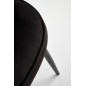 Scaun tip fotoliu tapitat, pentru living, catifea imprimeu tropical, negru/multicolor, inaltime 82 cm Scaun tip fotoliu tapitat, pentru living, catifea imprimeu tropical, negru/multicolor, inaltime 82 cm