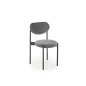 Scaun dining/bucatarie, tapiterie catifea gri, stil clasic, otel, 42x48x80x46 cm Scaun dining/bucatarie, tapiterie catifea gri, stil clasic, otel, 42x48x80x46 cm