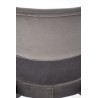 Scaun tapitat dining/bucatarie Halmar K509, cadru metal, stil clasic, 42x48x80x46cm, catifea, gri