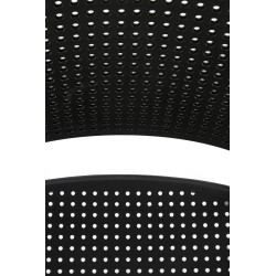 Scaun gradina Halmar K514, cadru polipropilena, stivuibil, stil scandinav, 42x55x79x47cm, polipropilena, negru