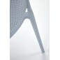 Scaun pentru exterior Nero, scandinav, cadru polipropilena, picioare drepte, 42x55x79x47 cm Scaun pentru exterior Nero, scandinav, cadru polipropilena, picioare drepte, 42x55x79x47 cm