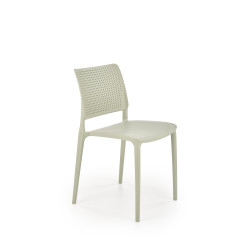 Scaun gradina Halmar K514, cadru polipropilena, stivuibil, stil scandinav, 42x55x79x47cm, polipropilena, verde