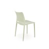 Scaun gradina Halmar K514, cadru polipropilena, stivuibil, stil scandinav, 42x55x79x47cm, polipropilena, verde