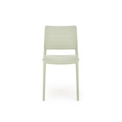 Scaun gradina Halmar K514, cadru polipropilena, stivuibil, stil scandinav, 42x55x79x47cm, polipropilena, verde