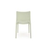 Scaun gradina Halmar K514, cadru polipropilena, stivuibil, stil scandinav, 42x55x79x47cm, polipropilena, verde