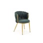 Scaun tapitat living, tip fotoliu glamour, cadru otel, tesatura de catifea, verde inchis, 57x60x79x49 cm Scaun tapitat living, tip fotoliu glamour, cadru otel, tesatura de catifea, verde inchis, 57x60x79x49 cm