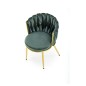 Scaun tapitat living, tip fotoliu glamour, cadru otel, tesatura de catifea, verde inchis, 57x60x79x49 cm Scaun tapitat living, tip fotoliu glamour, cadru otel, tesatura de catifea, verde inchis, 57x60x79x49 cm