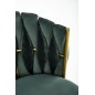 Scaun tapitat living, tip fotoliu glamour, cadru otel, tesatura de catifea, verde inchis, 57x60x79x49 cm Scaun tapitat living, tip fotoliu glamour, cadru otel, tesatura de catifea, verde inchis, 57x60x79x49 cm