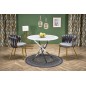Scaun living, stil glamour, cadru auriu otel, catifea gri, 57x60x79x49 cm Scaun living, stil glamour, cadru auriu otel, catifea gri, 57x60x79x49 cm