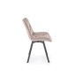Scaun tapitat Ralph, tesatura de catifea, rotativ 360 grade, stil modern, inaltime 86 cm Scaun tapitat Ralph, tesatura de catifea, rotativ 360 grade, stil modern, inaltime 86 cm
