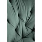 Scaun living Ralph, catifea verde, rotativ 360 grade, stil modern, inaltime 86 cm