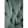 Scaun tapitat living/sufragerie Halmar K519, cadru metal, rotativ 360 grade, stil modern, 54x63x86x47cm, catifea, verde