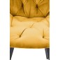 Scaun elegant pivotant Ralph, tesatura de catifea, stil glamour, cadru metalic, 86 cm Scaun elegant pivotant Ralph, tesatura de catifea, stil glamour, cadru metalic, 86 cm