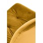 Scaun elegant pivotant Ralph, tesatura de catifea, stil glamour, cadru metalic, 86 cm Scaun elegant pivotant Ralph, tesatura de catifea, stil glamour, cadru metalic, 86 cm