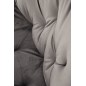 Scaun tip fotoliu Ralph, pivotant la 360 grade, catifea gri, stil glamour, cadru metalic Scaun tip fotoliu Ralph, pivotant la 360 grade, catifea gri, stil glamour, cadru metalic