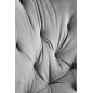 Scaun tip fotoliu Ralph, pivotant la 360 grade, catifea gri, stil glamour, cadru metalic Scaun tip fotoliu Ralph, pivotant la 360 grade, catifea gri, stil glamour, cadru metalic