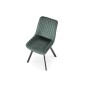 Scaun modern Atlanta, pivotant la 360 grade, catifea verde inchis, cadru otel, 80 cm Scaun modern Atlanta, pivotant la 360 grade, catifea verde inchis, cadru otel, 80 cm