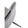 Scaun tapitat dining/bucatarie Halmar K521, cadru metal,  stil clasic, 46x58x83x45cm, catifea, gri