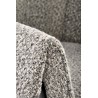 Scaun living/sufragerie Halmar K522, cadru metal, stil modern, 68x32x83x48cm, textil, gri