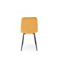 Scaun modern pentru living, tapiterie stofa si picioare din metal, spatar matlasat, inaltime 89 cm, latime 45 cm Scaun modern pentru living, tapiterie stofa si picioare din metal, spatar matlasat, inaltime 89 cm, latime 45 cm