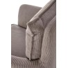 Scaun tapitat living Halmar K528, cadru metal, rotativ 180 grade, perna inclusa, stil scandinav, 60x67x90x47cm, gri