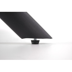 Scaun tapitat living Halmar K528, cadru metal, rotativ 180 grade, perna inclusa, stil scandinav, 60x67x90x47cm, gri