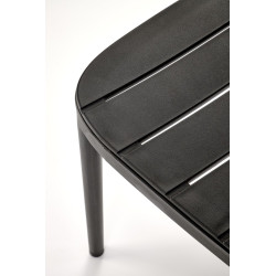 Scaun dining/bucatarie Halmar K529, cadru polipropilena, stil scandinav, 42x51x83x46cm, polipropilena, negru