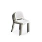 Scaun de gradina cu spatar rotunjit, cadru PP, picioare antiderapante, 50x56x80x45 cm, negru