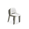 Scaun gradina Halmar K532, cadru polipropilena, stivuibil, stil scandinav, 50x56x80x45cm, polipropilena, negru