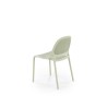 Scaun gradina Halmar K532, cadru polipropilena, stivuibil, stil scandinav, 50x56x80x45cm, polipropilena, verde