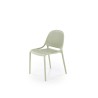 Scaun gradina Halmar K532, cadru polipropilena, stivuibil, stil scandinav, 50x56x80x45cm, polipropilena, verde