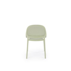 Scaun gradina Halmar K532, cadru polipropilena, stivuibil, stil scandinav, 50x56x80x45cm, polipropilena, verde