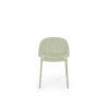 Scaun gradina Halmar K532, cadru polipropilena, stivuibil, stil scandinav, 50x56x80x45cm, polipropilena, verde