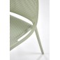 Scaun de gradina Halmar K532, stil scandinav, stivuibil, 50x56x80x45 cm, polipropilena, verde Scaun de gradina Halmar K532, stil scandinav, stivuibil, 50x56x80x45 cm, polipropilena, verde