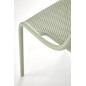 Scaun de gradina Halmar K532, stil scandinav, stivuibil, 50x56x80x45 cm, polipropilena, verde Scaun de gradina Halmar K532, stil scandinav, stivuibil, 50x56x80x45 cm, polipropilena, verde