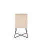 Scaun modern tapitat pentru sufragerie, tesatura stofa/metal, 50x60x90x47 cm, bej Scaun modern tapitat pentru sufragerie, tesatura stofa/metal, 50x60x90x47 cm, bej