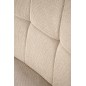 Scaun modern tapitat pentru sufragerie, tesatura stofa/metal, 50x60x90x47 cm, bej Scaun modern tapitat pentru sufragerie, tesatura stofa/metal, 50x60x90x47 cm, bej