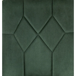 Scaun tapitat living/sufragerie Halmar K539, cadru metal,  stil clasic, 50x62x84x45cm, catifea, verde