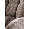 Scaun tapitat living Halmar K540, cadru metal, perna inclusa, rotativ 360 grade, stil modern, 60x63x89x51cm, stofa, gri
