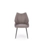 Scaun de living Halmar K543, modern, tapitat cu stofa, cadru din metal, 55x60x87x46 cm, gri Scaun de living Halmar K543, modern, tapitat cu stofa, cadru din metal, 55x60x87x46 cm, gri