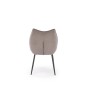 Scaun de living Halmar K543, modern, tapitat cu stofa, cadru din metal, 55x60x87x46 cm, gri Scaun de living Halmar K543, modern, tapitat cu stofa, cadru din metal, 55x60x87x46 cm, gri