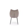 Scaun tapitat living/sufragerie Halmar K543, cadru metal, stil modern, 55x60x87x46cm, stofa, gri