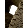 Scaun tapitat living/sufragerie Halmar K546, cadru metal, rotativ 180 grade, stil scandinav, 52x60x79x47cm, stofa, verde