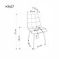 Scaun elegant tapitat pentru living, catifea neagra, picioare din metal, 45x53x87x48 cm Scaun elegant tapitat pentru living, catifea neagra, picioare din metal, 45x53x87x48 cm